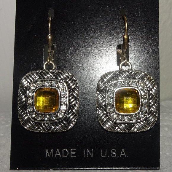 Kirkland's Elegant Pierced Dangle Earrings - Picture 2 of 3